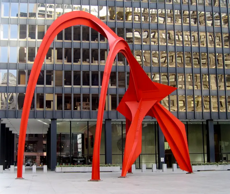 Flamingo by Alexander Calder, 1973