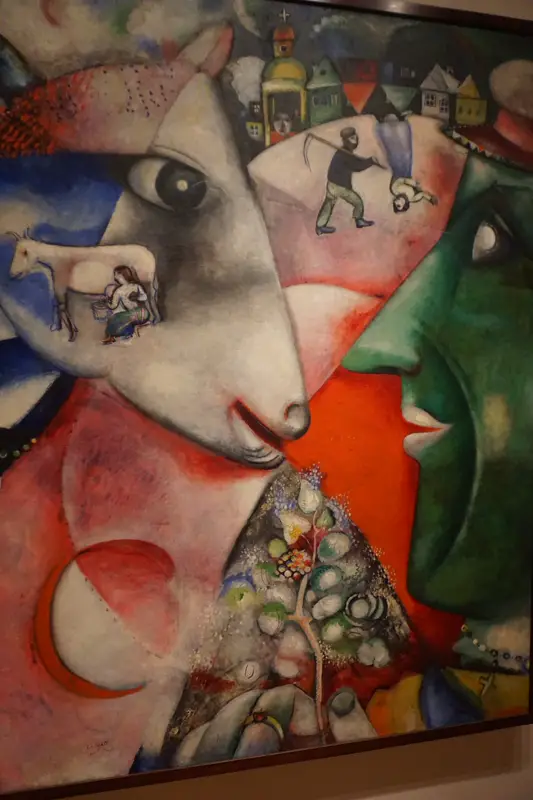 I and the Village by Marc Chagall, 1911