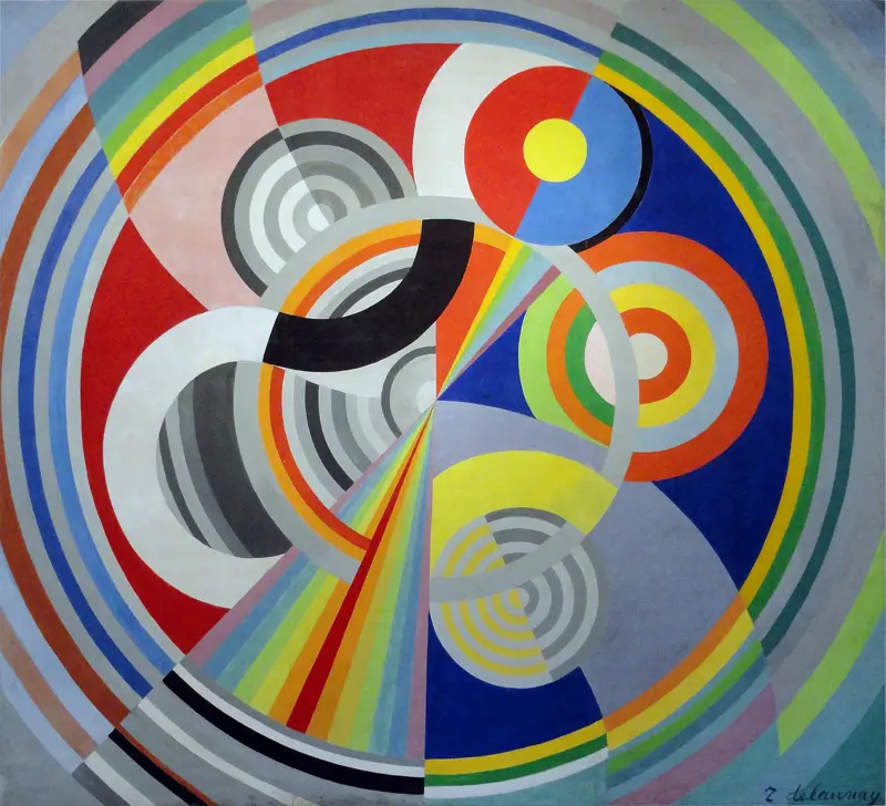 Rythme n°1, décoration pour le Salon des Tuileries by Robert Delaunay, 1938