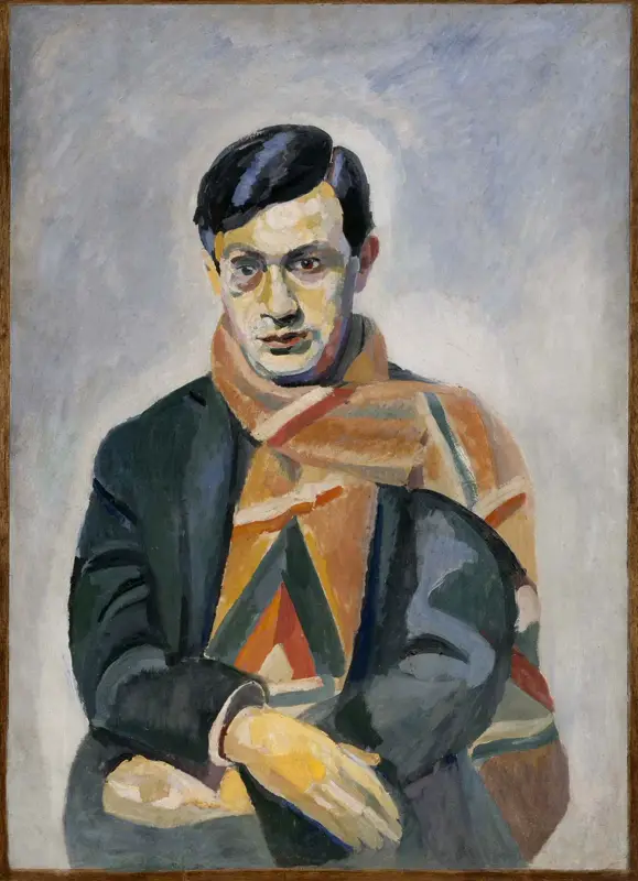 Portrait of Tristan Tzara by Robert Delaunay, 1923