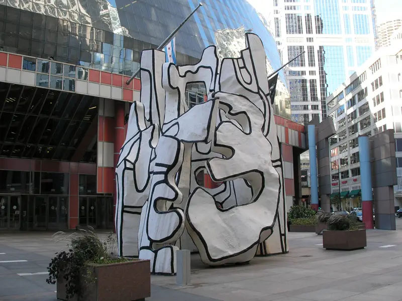 Monument with Standing Beast by Jean Dubuffet, 1984