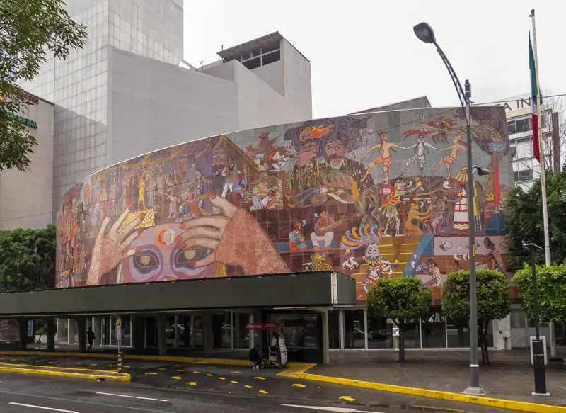 Teatro de los Insurgentes by Diego Rivera, 1953