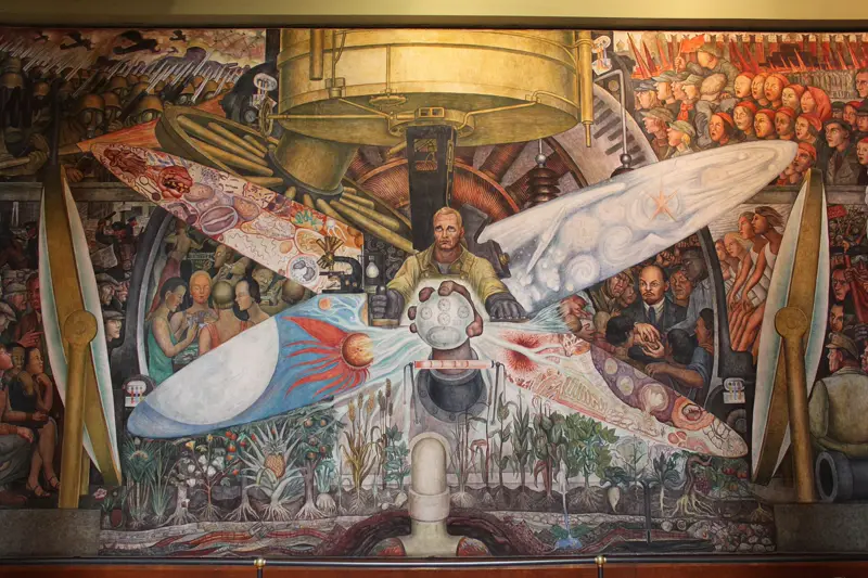 Man, Controller of the Universe by Diego Rivera, 1934