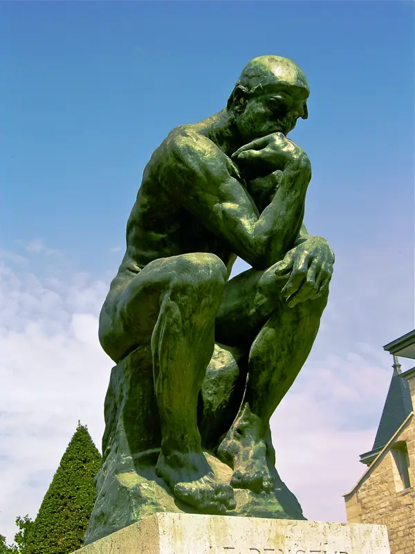 The Thinker by Auguste Rodin, 1882