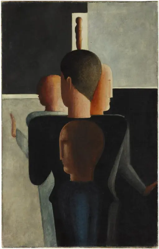 Concentric Group by Oskar Schlemmer, 1925